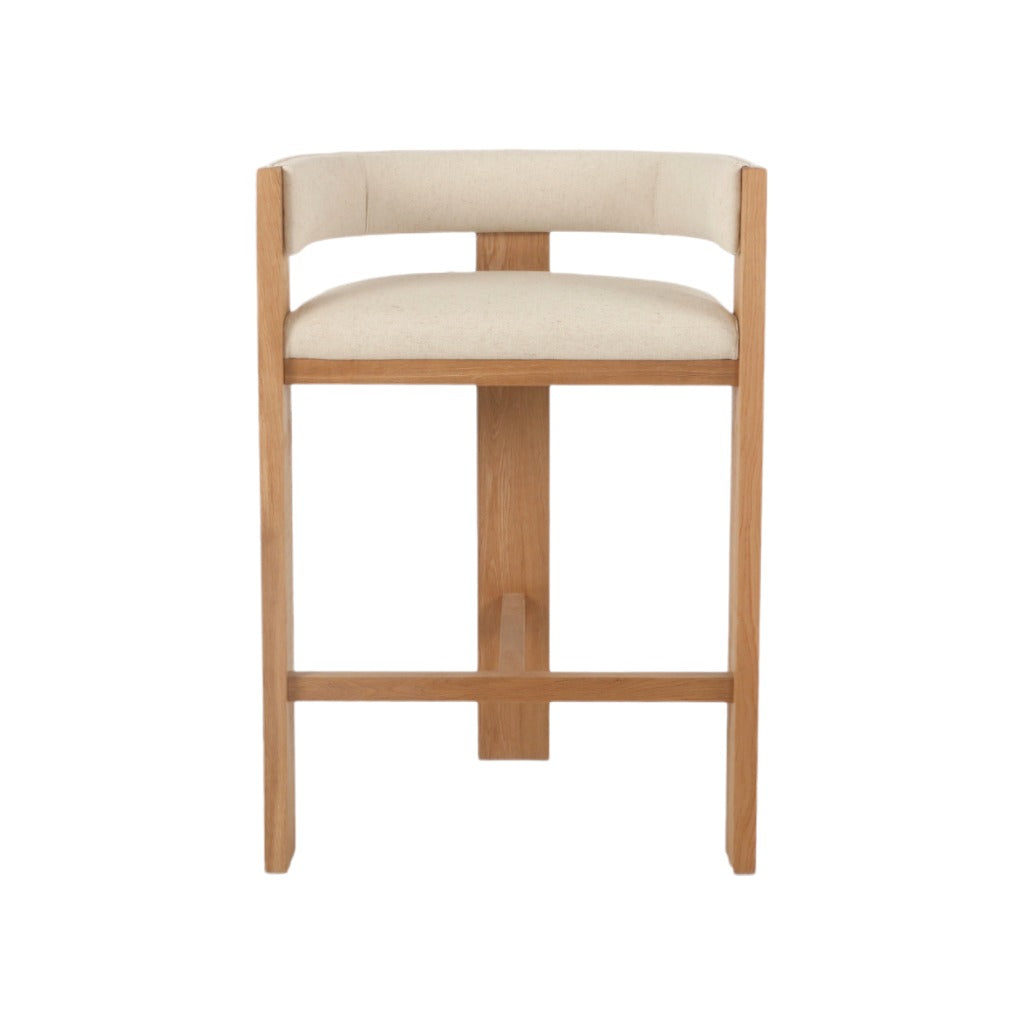 Natural Barstool - Light Beige