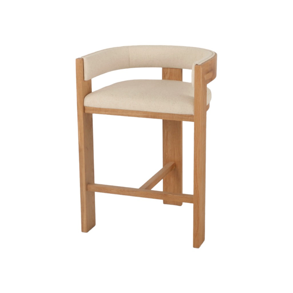 Natural Barstool - Light Beige