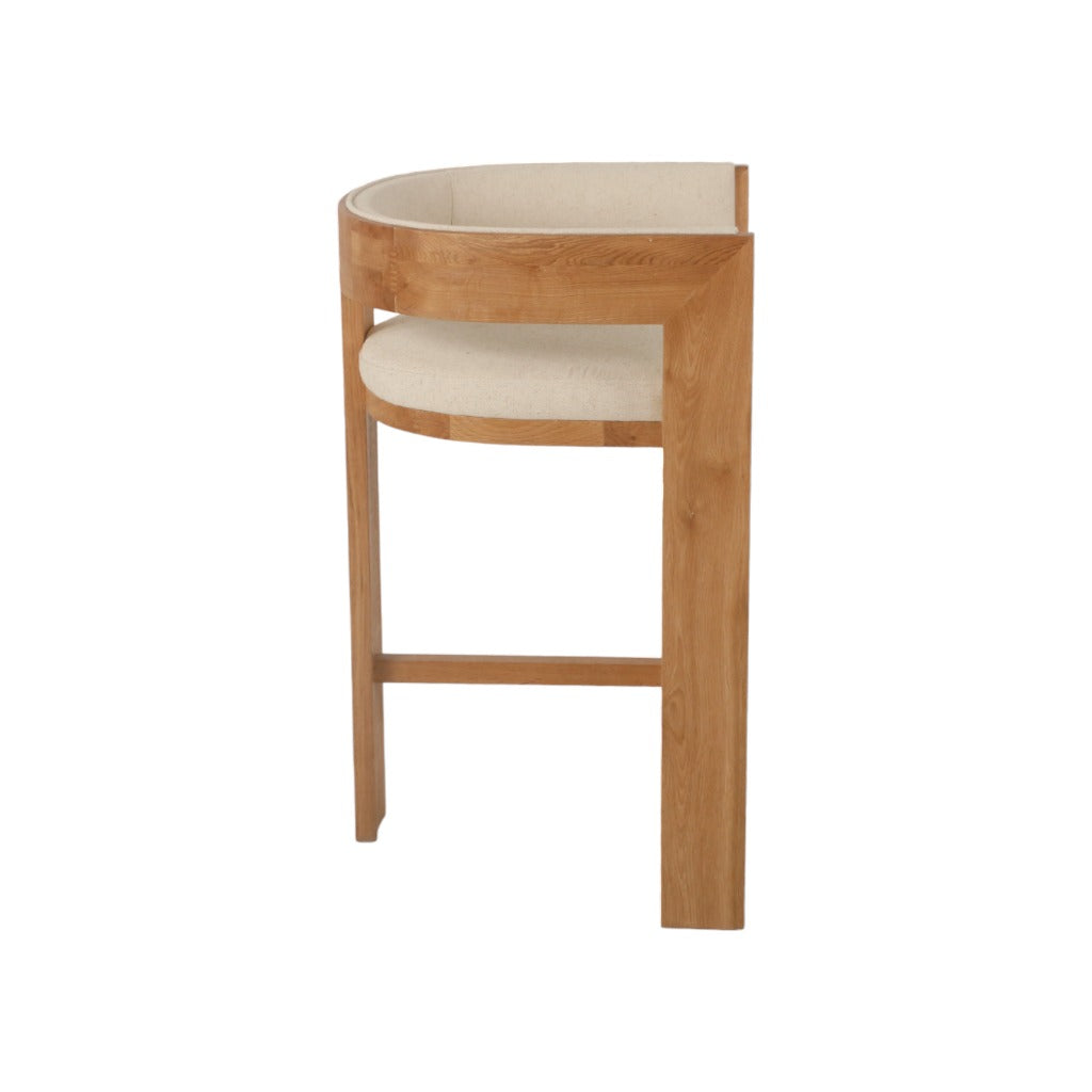 Natural Barstool - Light Beige