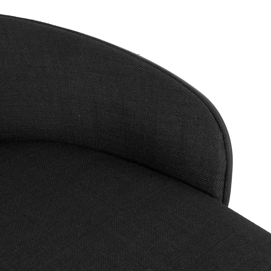 Nicholas 65cm Bar Stool - Full Black