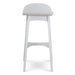 65cm Bar Stool - Full White - image 2