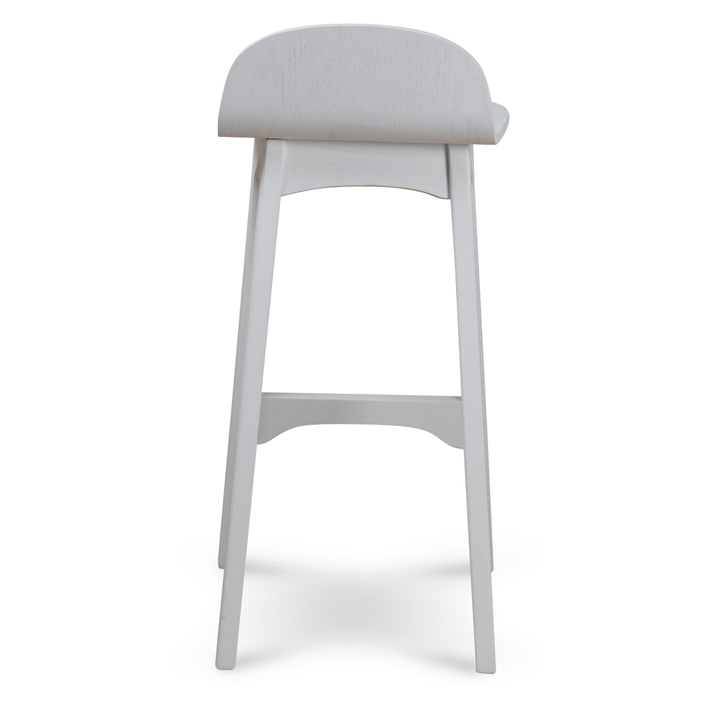 65cm Bar Stool - Full White - image 5