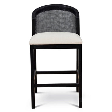 Showcasing Ridono Black Elm Barstool - Dawn Beige BS10565-LJ Bar Stool by Calibre Furniturs