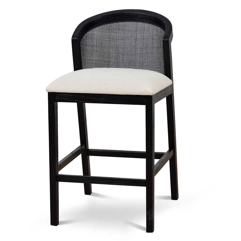 Black Elm Barstool - Dawn Beige - image 3