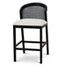 Showcasing Ridono Black Elm Barstool - Dawn Beige BS10565-LJ Bar Stool by Calibre Furniturs