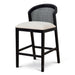 Black Elm Barstool - Dawn Beige