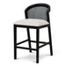 Showcasing Ridono Black Elm Barstool - Dawn Beige BS10565-LJ Bar Stool by Calibre Furniturs