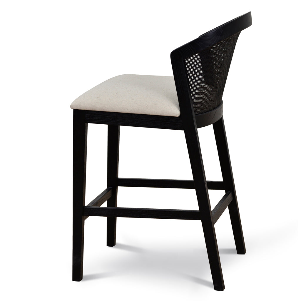 Black Elm Barstool - Dawn Beige - image 6