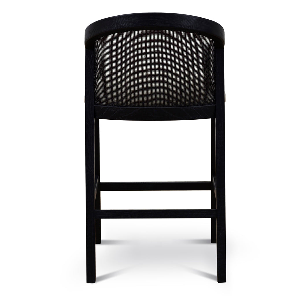 Black Elm Barstool - Dawn Beige - image 5