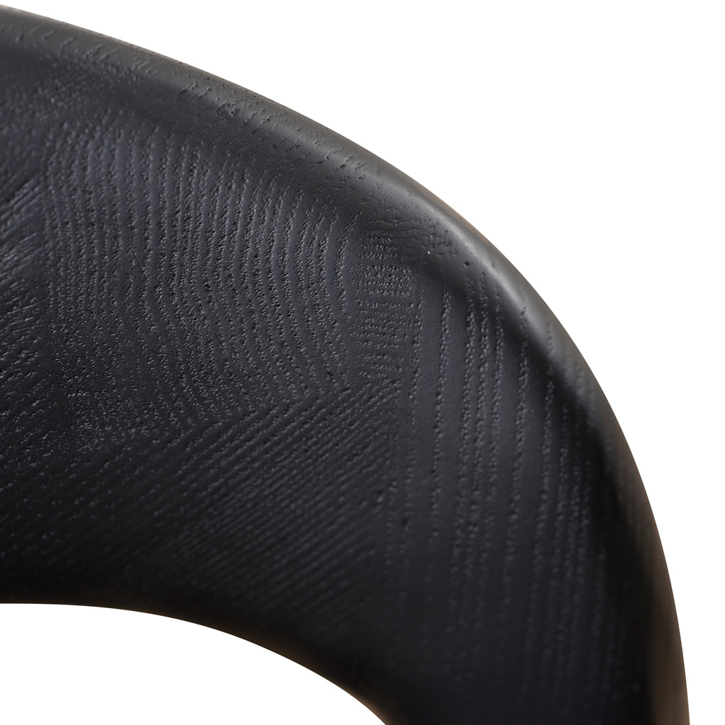 Set of 2 - Caspar 65cm Bar Stool - Full Black