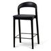65cm Bar Stool - Full Black (Set of 2) - image 4