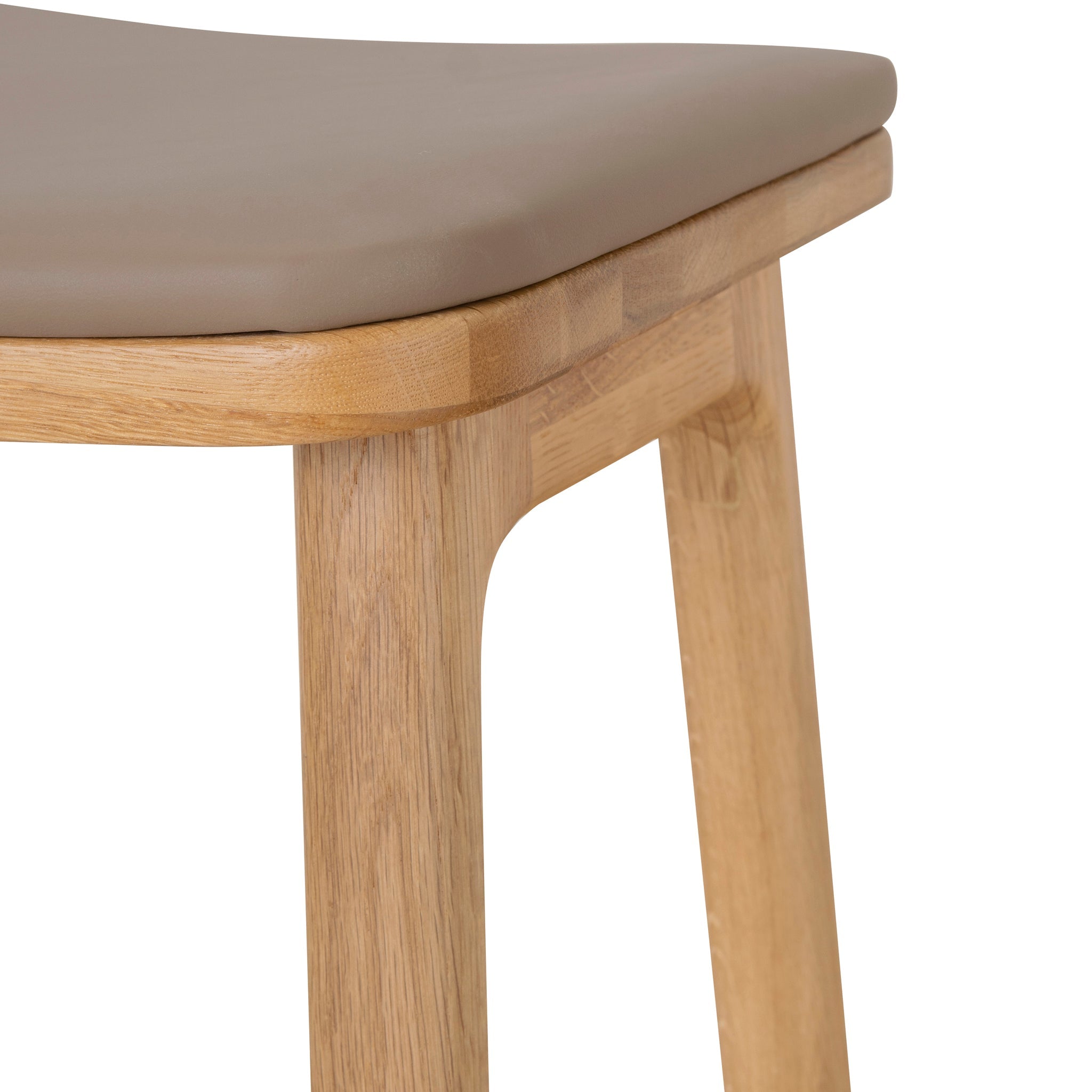 67cm Natural Bar Stool - Mocha Brown - image 8