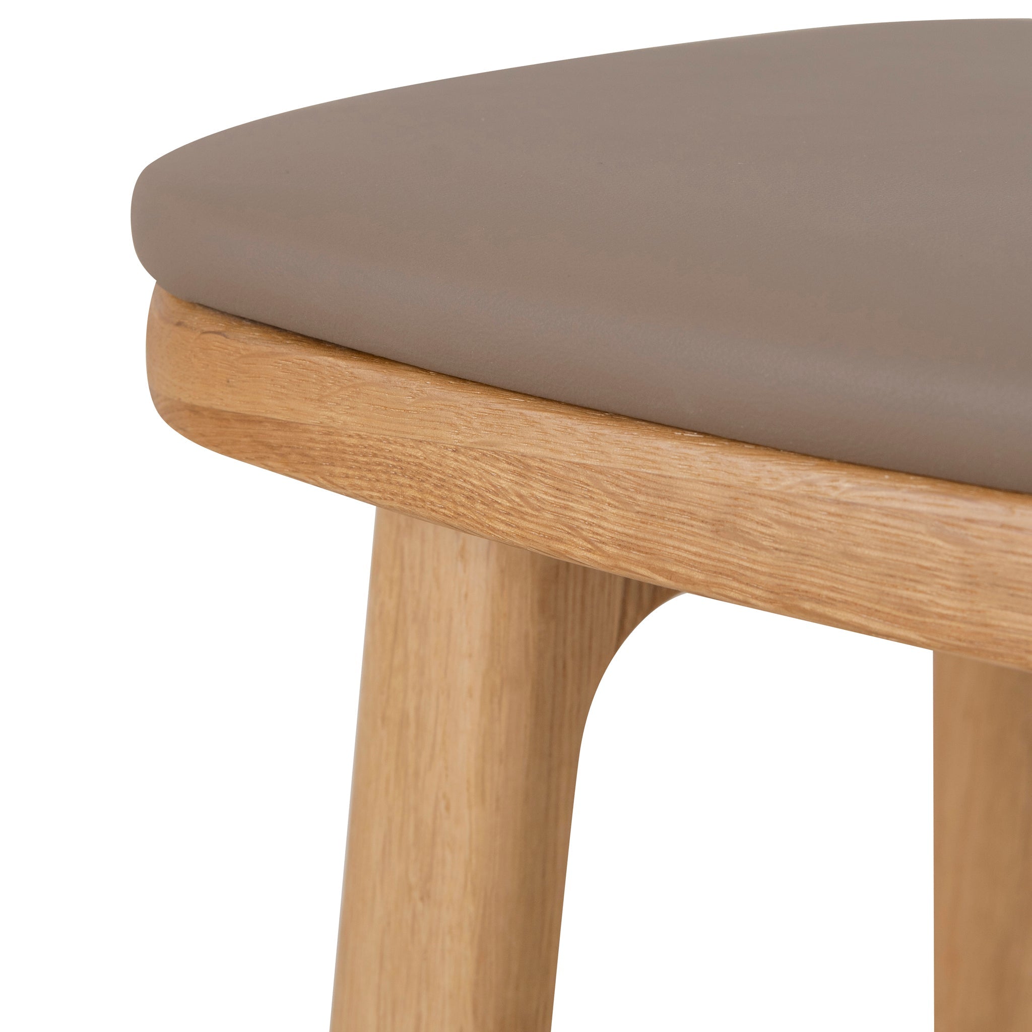 Cyprus 67cm Natural Bar Stool - Mocha Brown