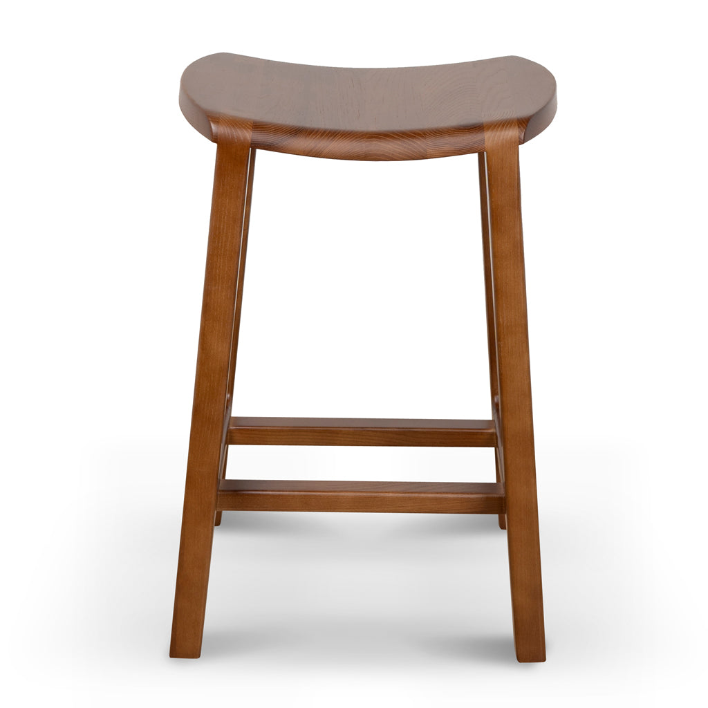 62cm Bar Stool - Walnut