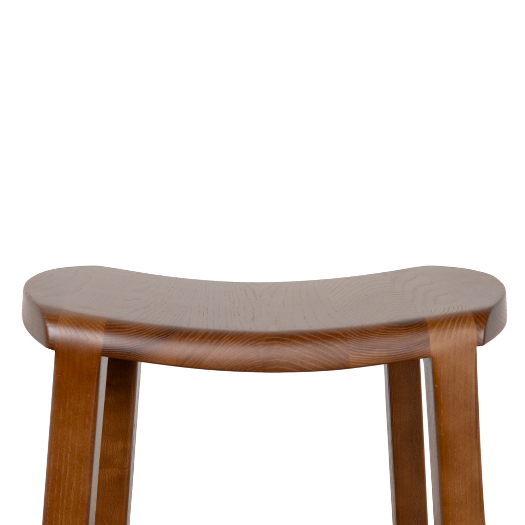 62cm Bar Stool - Walnut