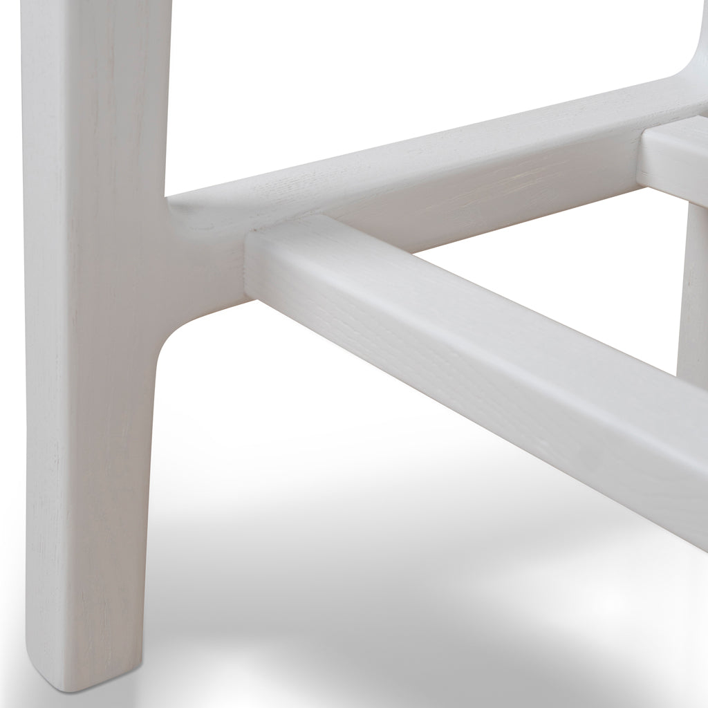 62cm Bar Stool - White