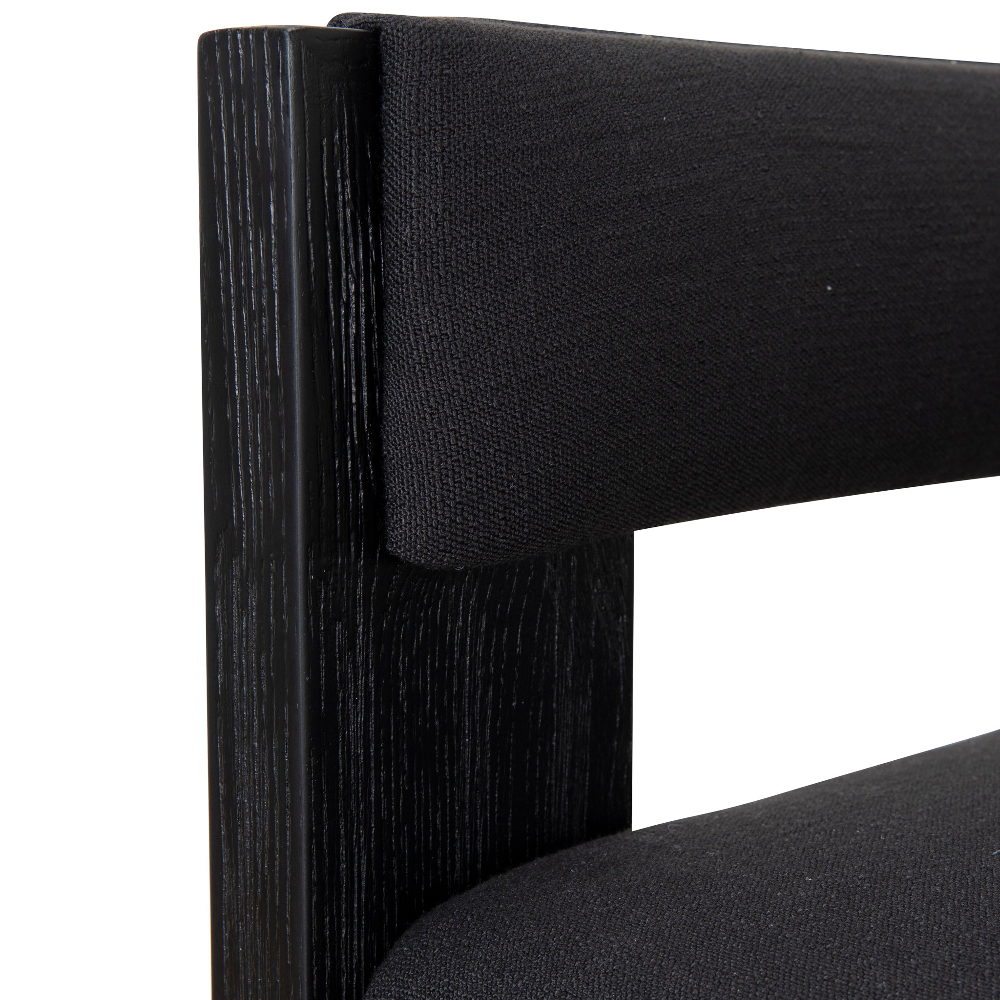 Miles ELM Barstool - Full Black