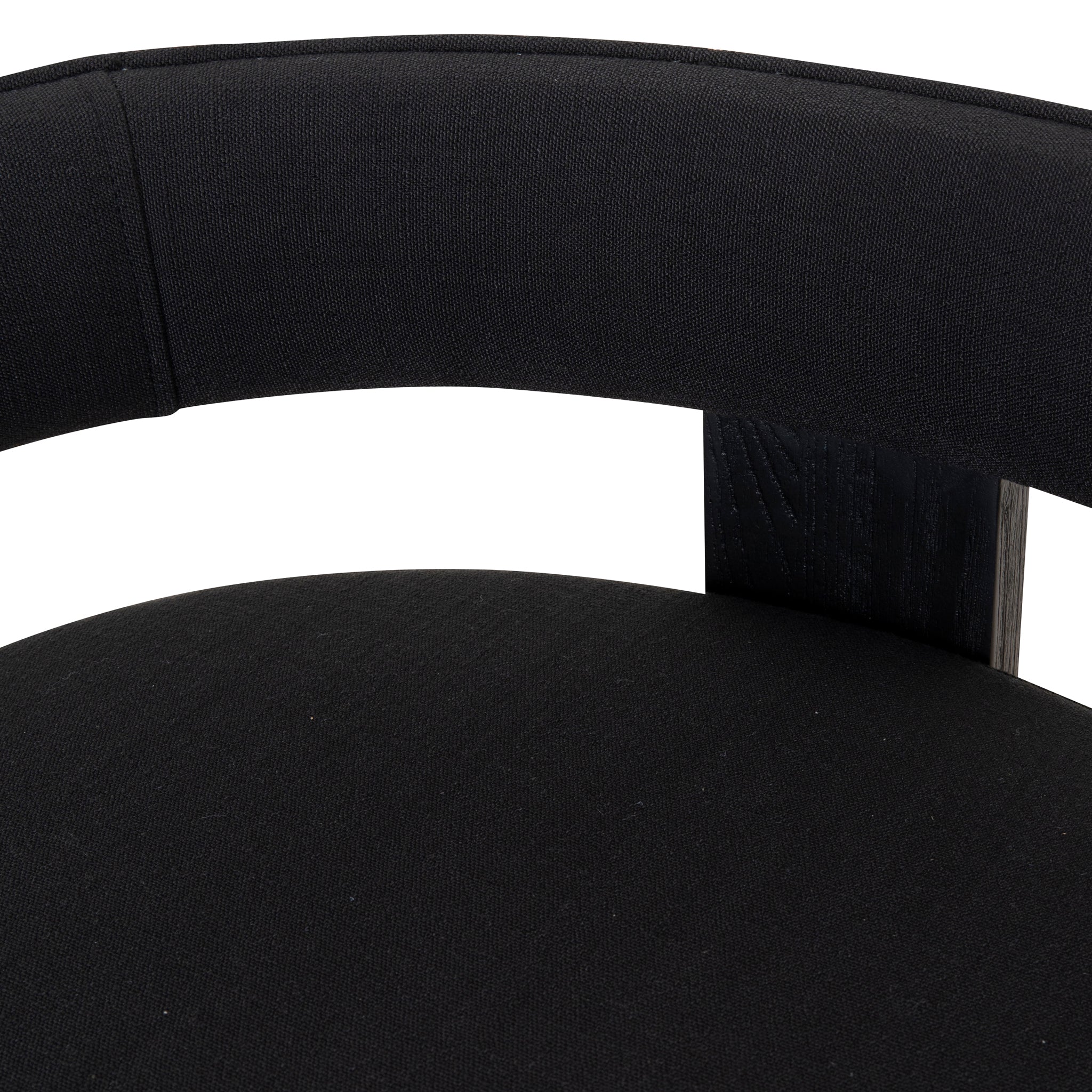 Miles ELM Barstool - Full Black