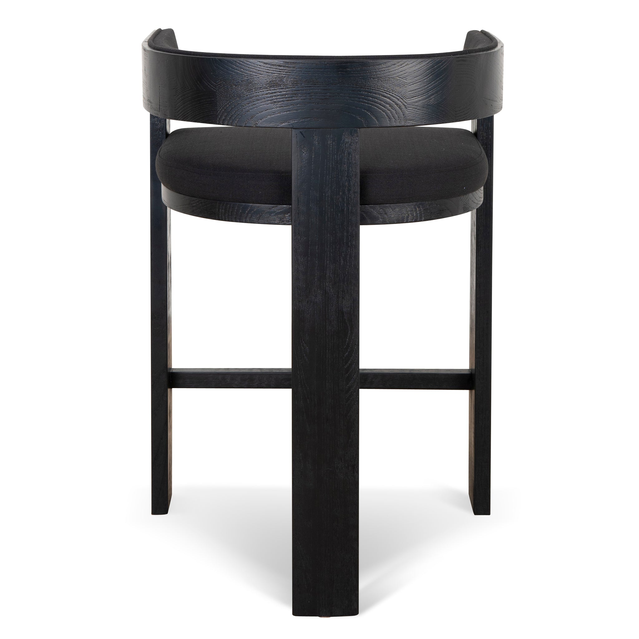 Miles ELM Barstool - Full Black