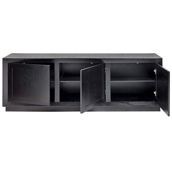 Balmain Oak Buffet - Large Black