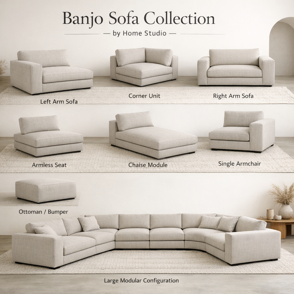 Banjo Fabric Sofa