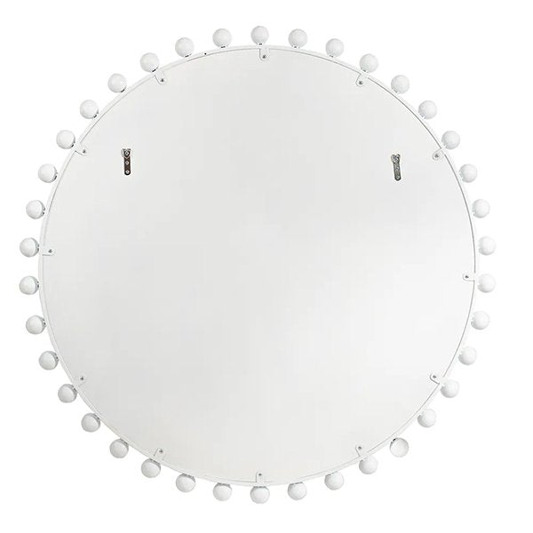 Birchgrove Round Wall Mirror - White