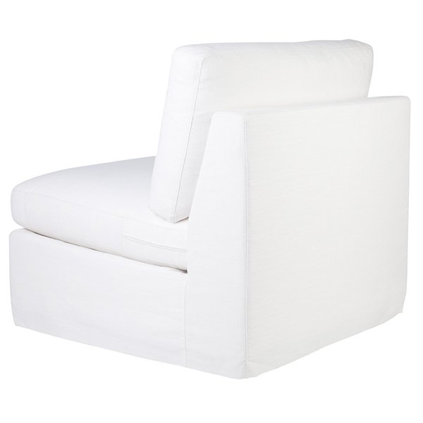 Birkshire Slip Cover Occasional Chair - White Linen