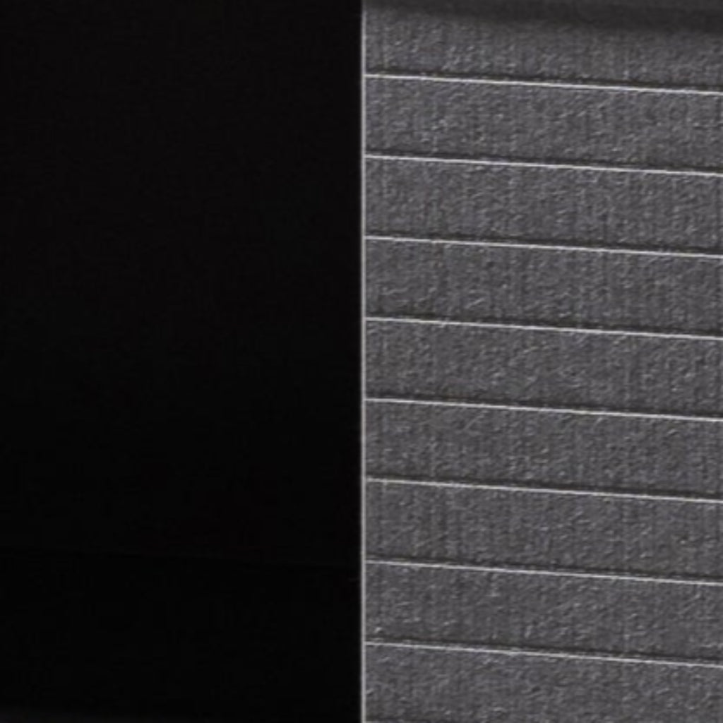 CDT6548-SN Inter-layered Black Storage Cabinet - Grey Doors