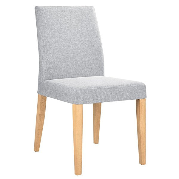 Dungog Fabric Dining Chair - Light Grey