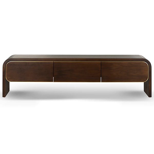 Boran 2m TV Entertainment Unit - Walnut