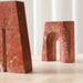 Showcasing Lakelora Arch Short Marble Sclupture - Red FB-T24002B  by Calibre Furniturs