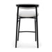 65cm Bar Stool - Moon White Boucle and Black Legs (Set of 2) - image 4