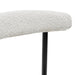 Fabric Dining Chair - Moon White Boucle and Black Legs (Set of 2) - image 6