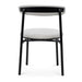 Fabric Dining Chair - Moon White Boucle and Black Legs (Set of 2) - image 5