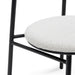 Fabric Dining Chair - Moon White Boucle and Black Legs (Set of 2) - image 7