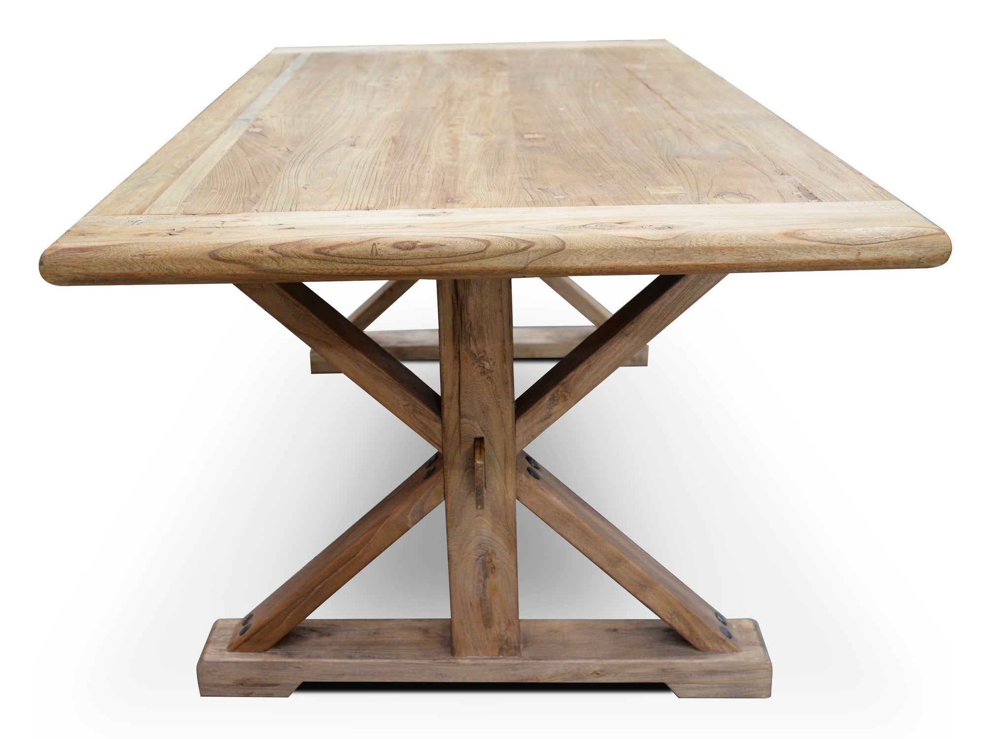 Dining Table 1.98m - Rustic Natural - Winston
