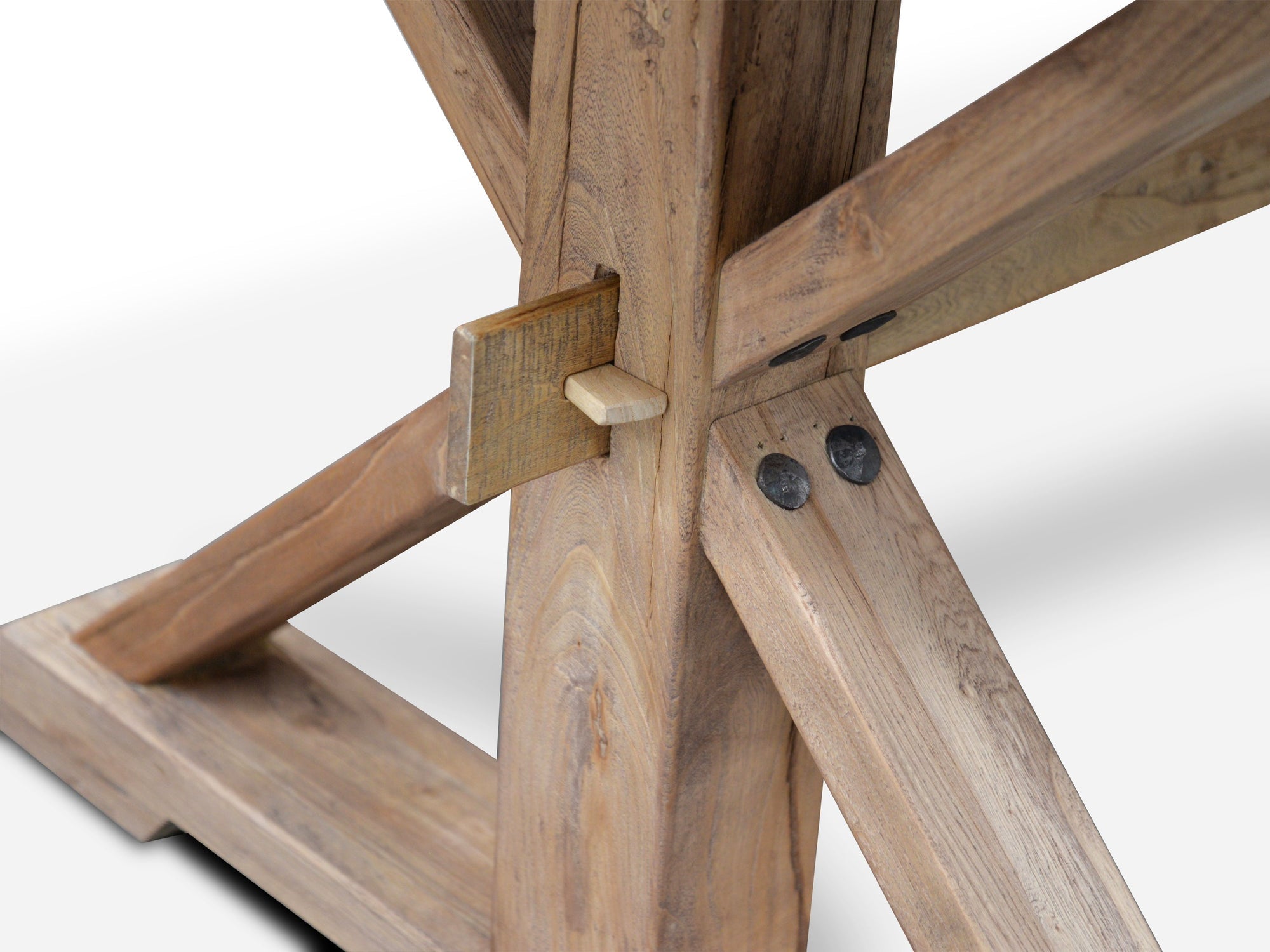 Dining Table 1.98m - Rustic Natural - Winston