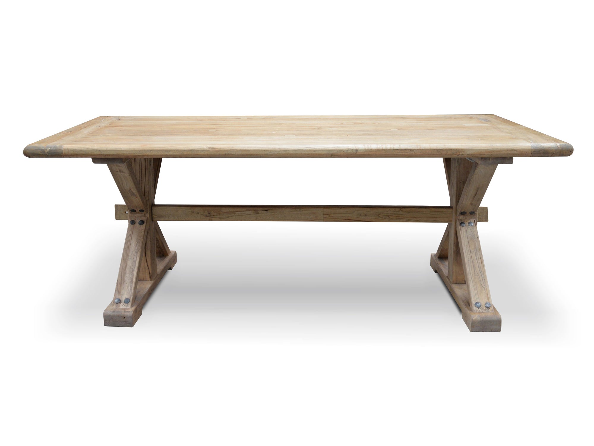 Dining Table 1.98m - Rustic Natural