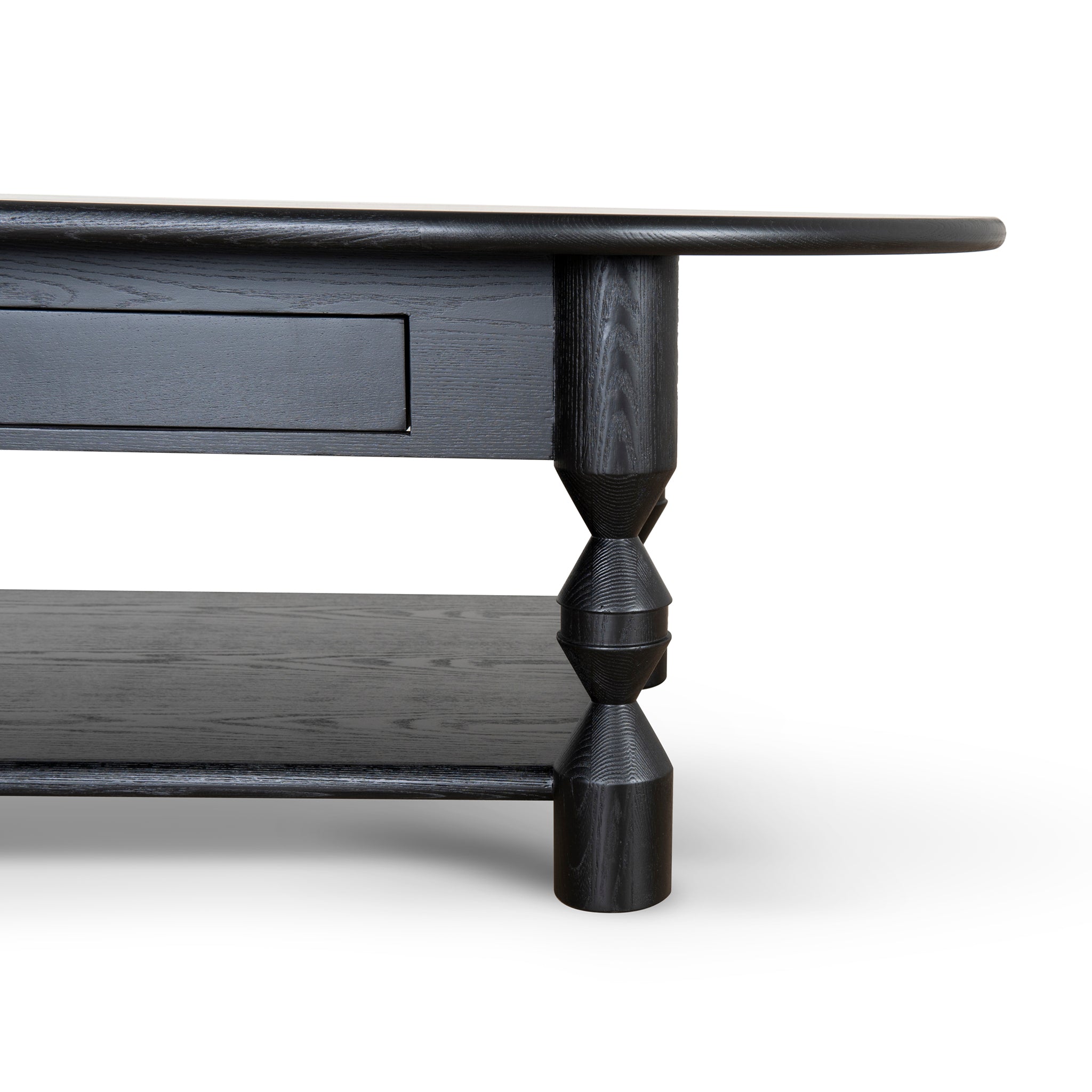 CCF10040-NI 1.4m Oval Coffee Table - Black