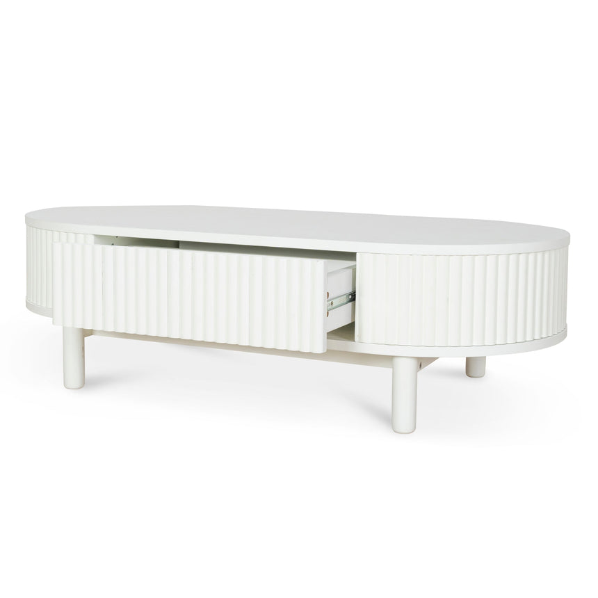 1.2m Coffee Table - Warm White