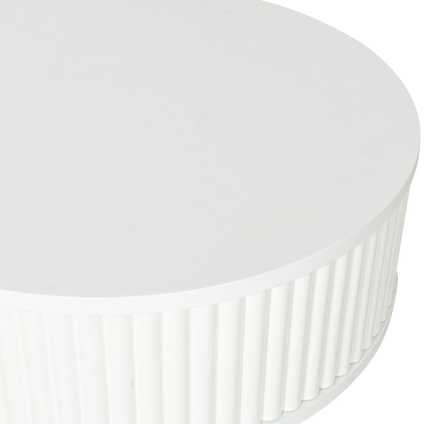 1.2m Coffee Table - Warm White