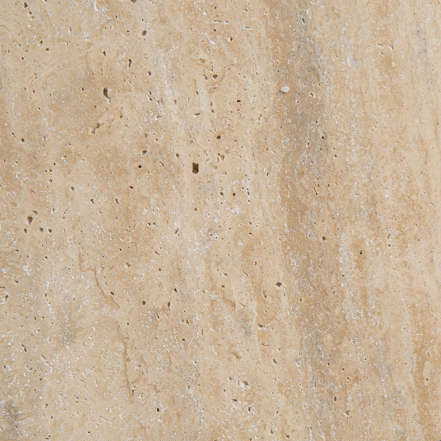 Kora 1.2m Oval Travertine Coffee Table - Natural