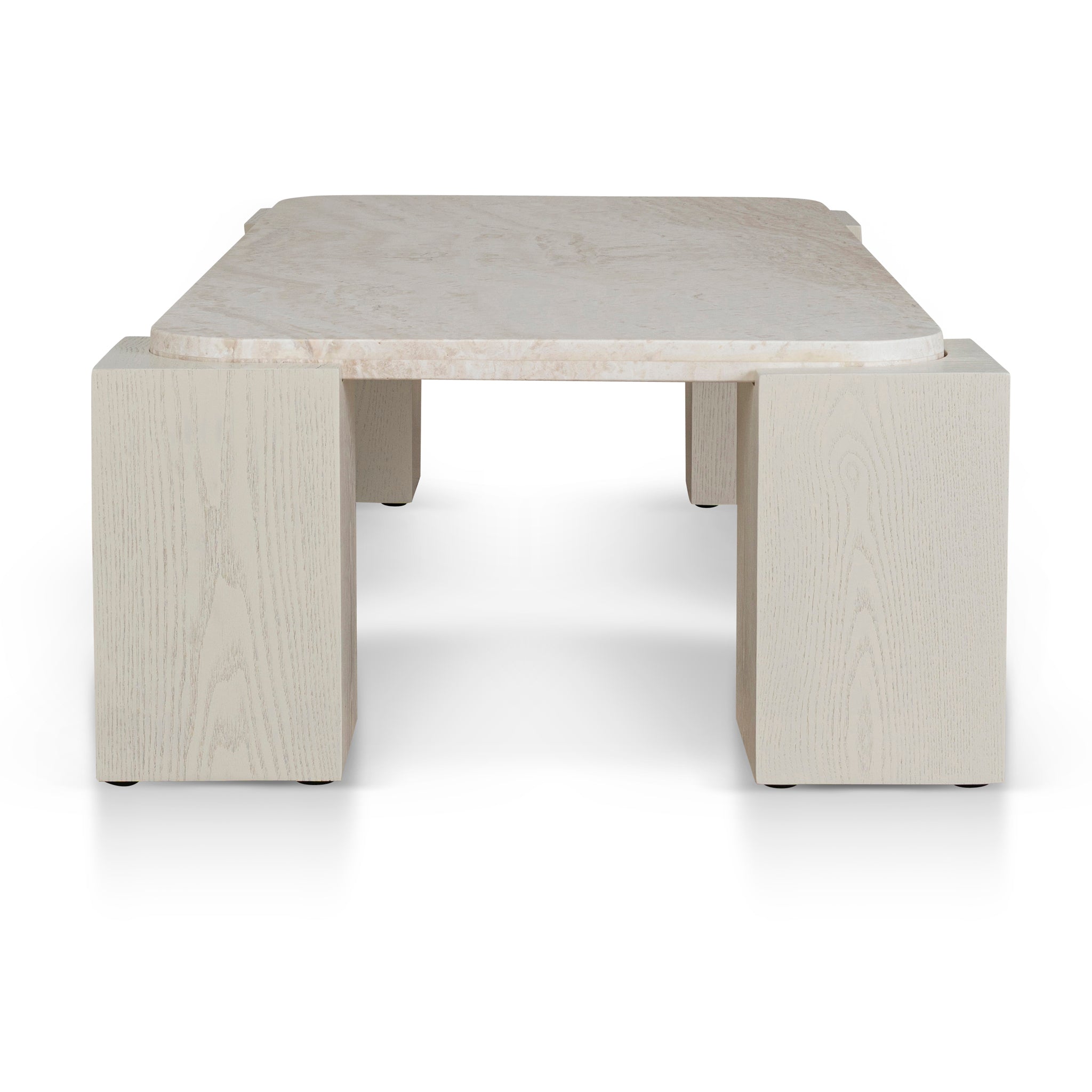 CCF10175-DW 1.26m Travertine Coffee Table - Ivory Oat