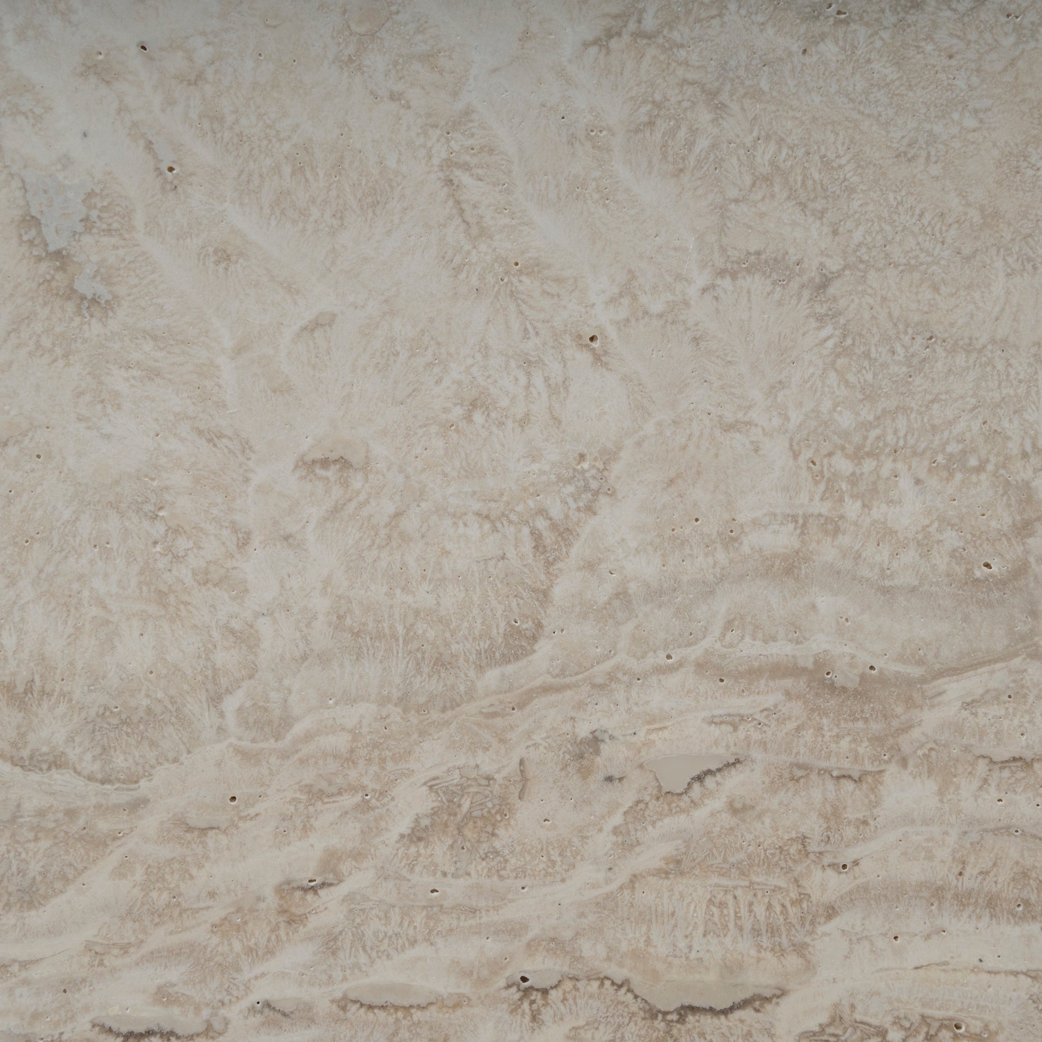 CST10179-DW 50cm Travertine Bedside Table - Ivory Oat