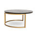 Nested Coffee Table - Peppercorn and Brass - image 5