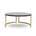 Nested Coffee Table - Peppercorn and Brass - image 7