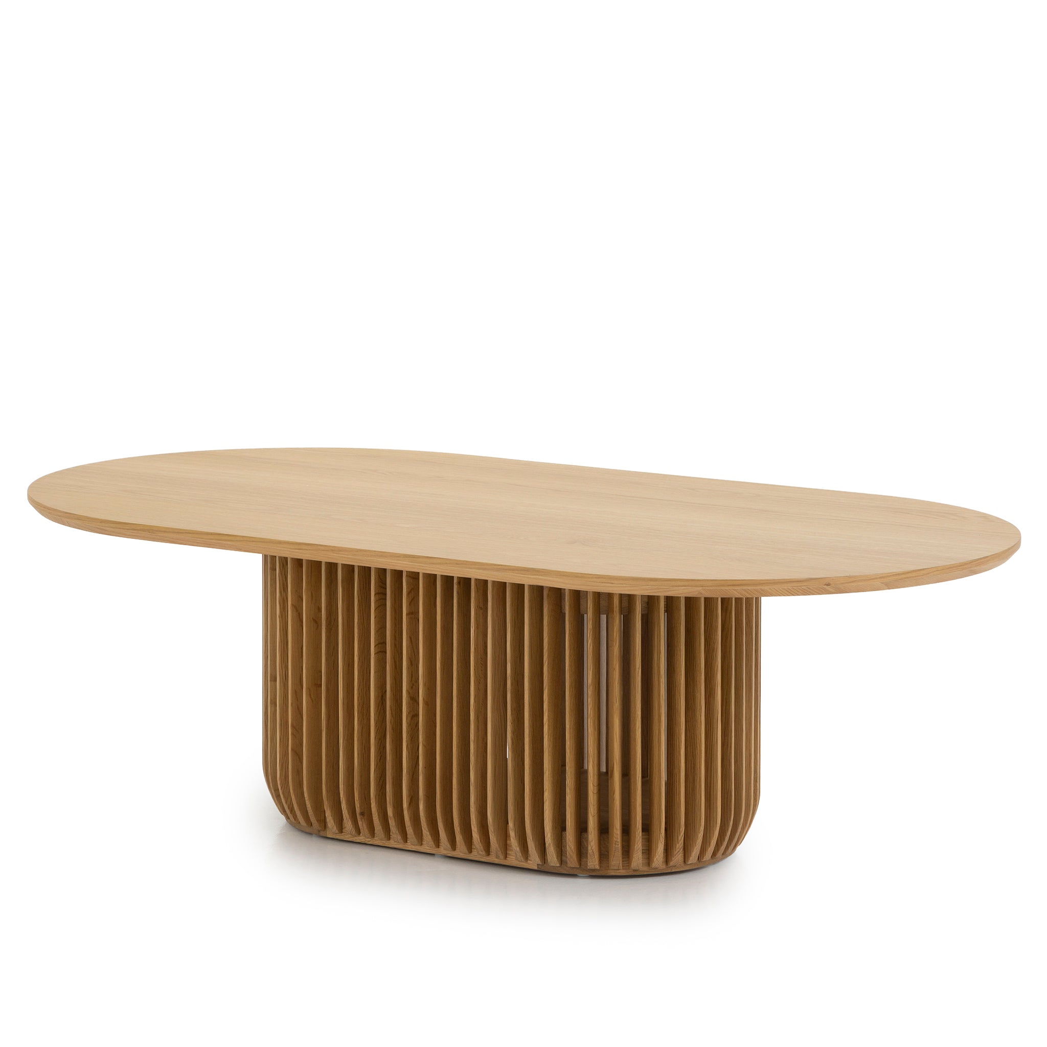 1.3m Oval Coffee Table - Natural