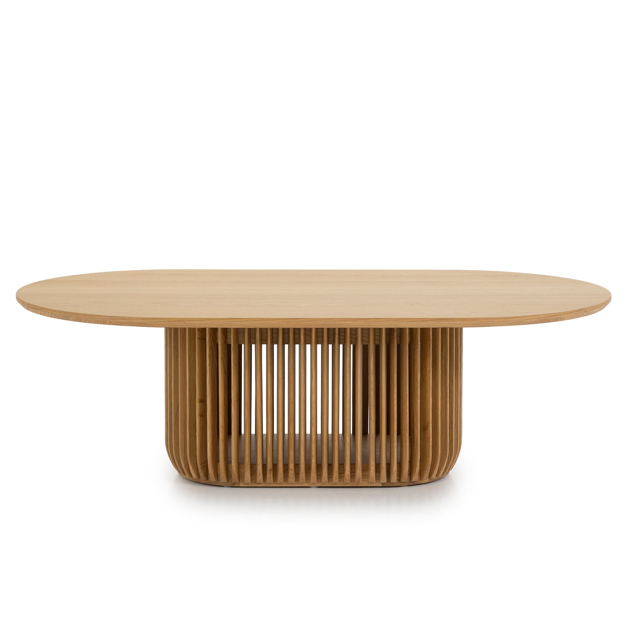1.3m Oval Coffee Table - Natural - image 2