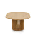 Showcasing Bareluna 1.3m Oval Coffee Table - Natural CF10676-CU Coffee Table by Calibre Furniturs