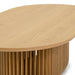 1.3m Oval Coffee Table - Natural - image 6